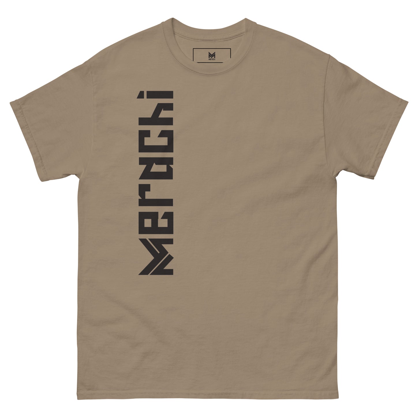 Merachi Vertical Logo Tee